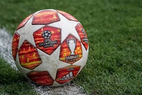 Ein Ball der Marke adidas UEFA Champions League, Madrid 19, Final, Finale, Endspiel, offizieller Spielball, official Match Ball, Symbolfoto, Symbolbild, Symbol, Fussball, UEFA Youth League, TSG 1899 Hoffenheim (U19) - Real Madrid (U19),