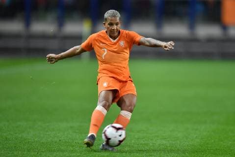 Shanice van de Sanden (Niederlande, Holland, 7) schlägt eine Flanke, Fussball, Frauen Länderspiel, Niederlande - Mexiko,