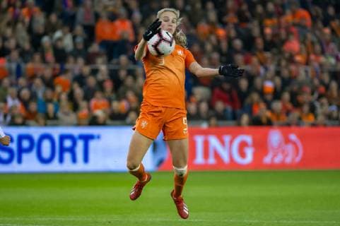 Vivianne Miedema (Niederlande, Holland, 9) Freisteller, Einzelbild, Aktion, single photo, Fussball, Frauen Länderspiel, Niederlande - Mexiko,