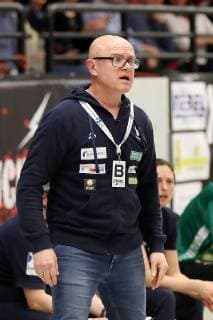 TuS Ferndorf - HC Rhein Vikings, 05.04.2019 Trainer Jörg Bohrmann (HC Rhein Vikings) Kreuztal Stählerwiese Deutschland