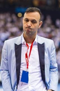 Hamburg, Deutschland 06. April 2019: REWE Final 4 - DHB Pokal Halbfinale - THW Kiel vs. Fuechse Berlin Geschäftsführer Bob Hanning (Berlin) unzufrieden enttäuscht enttaeuscht niedergeschlagen frustriert, Hamburg Barclaycard Arena Hamburg Deutschland