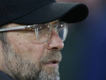 Jurgen Klopp manager of Liverpool during the UEFA Champions League match at Anfield, Liverpool. Picture date: 9th April 2019. Picture credit should read: Andrew Yates Sportimage EDITORIAL USE ONLY. No use with unauthorised audio, video, data, fixture lists, club league logos or live services. Online in-match use limited to 120 images, no video emulation. No use in betting, games or single club league player publications. SPI-0024-0045