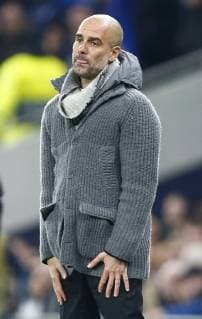 April 9, 2019 - London, United Kingdom - Manchester City manager Pep Guardiola .during UEFA Championship League Quarter - Final between Tottenham Hotspur and Manchester City at Tottenham Hotspur Stadium , London, UK on 09 Apr 2019. Tottenham Hotspur v Manchester City - UEFA Champions League Quarter Final: First Leg  - ZUMAn230 20190409_zaa_n230_943 Copyright: xActionxFotoxSportx