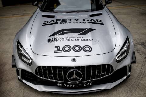 Motorsports: FIA Formula One World Championship WM Weltmeisterschaft 2019, Grand Prix of China, F1 Safety Car, Mercedes-AMG GT R Shanghai China