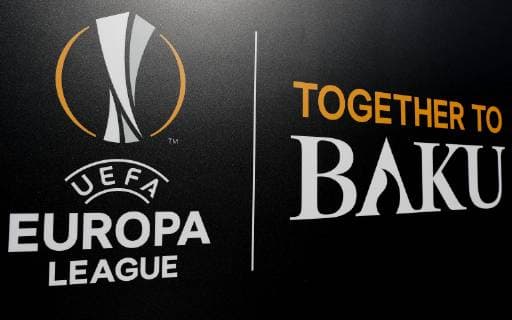 11th April 2019, Emirates Stadium, London, England; UEFA Europa League football, quarter final, 1st leg, Arsenal versus Napoli; Advertisement for the Champions League Final in Baku  ActionPlus12122732 JohnxPatrickxFletcher