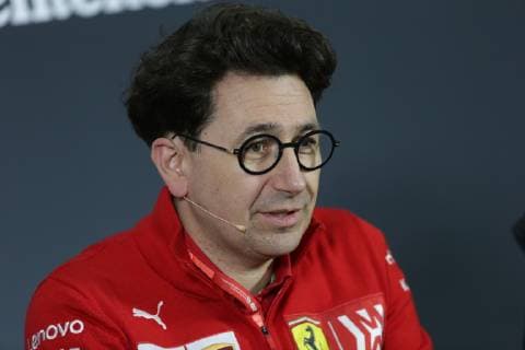 Photo4 LaPresse 12 04 2019 Shanghai, China Grand Prix Formula One China 2019 In the pic: Official Fia press conference PK Pressekonferenz Mattia Binotto (ITA) Ferrari Team Principal  Copyright: xPhoto4 LaPressex