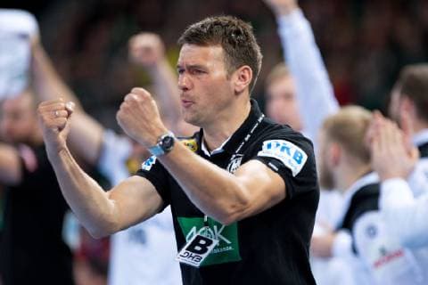 Halle (Westf.), Deutschland 13.04.2019: DHB Qualifikationsspiel - 2018 2019 - Deutschland vs. Polen Christian Prokop (Bundestrainer Deutschland) Halle (Westf.) Nordrhein-Westfalen Deutschland Gerry-Weber-Stadion