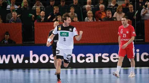 13.04.2019 xkhx Halle, Gerry-Weber-Stadion Handball-Nationalmannschaft Rückspiel der Qualifikation zur EM 2020 Deutschland gegen Polen