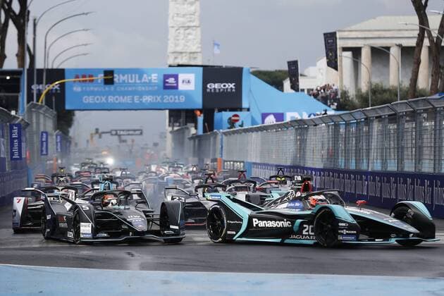 Formel E, ePrix in Rom Photo Vincenzo Livieri - LaPresse 13-04-2019 Rome (Italy) 2019 GEOX Rome E-Prix race  Copyright: xCarloxLannutti LaPressex