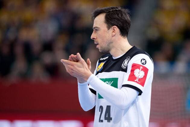 Halle (Westf.), Deutschland 13.04.2019: DHB Qualifikationsspiel - 2018 2019 - Deutschland vs. Polen Patrick Groetzki (Deutschland) Halle (Westf.) Nordrhein-Westfalen Deutschland Gerry-Weber-Stadion