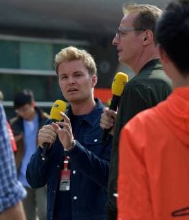 Shanghai, China, 13.04.2019, Formel 1, Formula 1, China Grand Prix, Nico Rosberg kommentiert mit Florian König für RTL ( DeFodi506