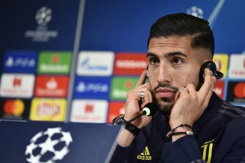 Photo LaPresse - Fabio Ferrari April 15, 2018 Turin, Italy soccer press conference PK Pressekonferenz Juventus session training day before Juventus Fc vs Ajax - Uefa Champions - quarter to final- In the pic:Emre Can  Copyright: xFabioxFerrari LaPressex