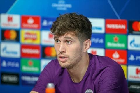 Manchester City Presser John Stones of Manchester City during a press conference PK Pressekonferenz at the Etihad Campus, Manchester Content Not Available For UK Newspapers Copyright: xStevexMcCormickx FIL-13123-0007