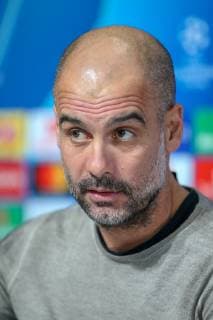 Manchester City Presser Pep Guardiola of Manchester City during a press conference PK Pressekonferenz at the Etihad Campus, Manchester Content Not Available For UK Newspapers Copyright: xStevexMcCormickx FIL-13123-0016