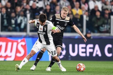 Mg Torino 16 04 2019 - Champions League Juventus-Ajax foto Matteo Gribaudi Image nella foto: Paulo Dybala-Donny Van De Beek 