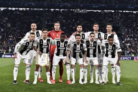 Photo LaPresse - Fabio Ferrari April 16, 2018 Turin, Italy soccer Juventus Fc vs Ajax - Uefa Champions - quarter to final- In the pic:juventus  Copyright: xFabioxFerrari LaPressex