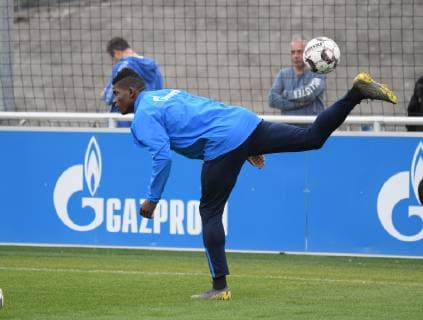 17.04.2019, Fussball GER, 1. Bundesliga Saison 2018 2019, Training FC Schalke 04, Breel Embolo (Schalke 04)