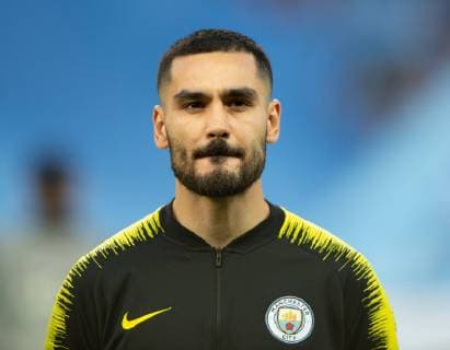 Manchester City v Tottenham Hotspur UEFA Champions League Ä°lkay Gundogan of Manchester City before the second leg of the UEFA Champions League quarter-final match at the Etihad Stadium, Manchester Content Not Available For UK Newspapers Copyright: xRussellxHartx FIL-13127-0092