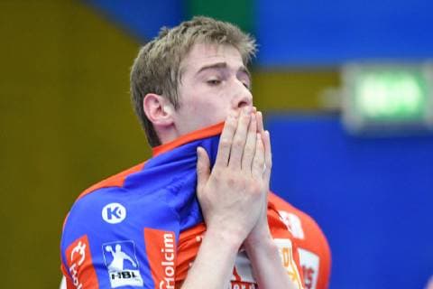 Tim Nothdurft (HBW Balingen-Weilstetten), EHV Aue vs. HBW Balingen-Weilstetten, 18.04.2019, 2. Handball-Bundesliga, EHV Aue vs.HBW Balingen, Handball, 2. Bundesliga, 18.04.2019 Loessnitz Copyright: xEIBNER BertxHarzerx EP_BHR