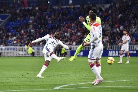 Tanguy Ndombele (lyon) FOOTBALL : Lyon vs Angers - Ligue 1 Conforama - 19 04 2019 FredericChambert Panoramic 