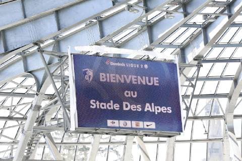 ILLUSTRATION - ECRAN GEANT FOOTBALL : Grenoble vs Lens - Dominos Ligue 2 - 20 04 2019 FEP Panoramic 