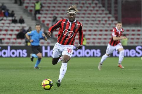 Allan Saint Maximin (OGC Nice) FOOTBALL : OGC Nice vs SM Caen - Ligue 1 conforama - Monaco - 20 04 2019 NorbertScanella Panoramic 