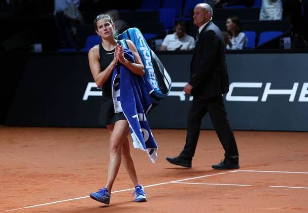 BAU 24.04.2019 Stuttgart Tennis Porsche Tennis Grand Prix, Julia Görges (GER) enttäuscht