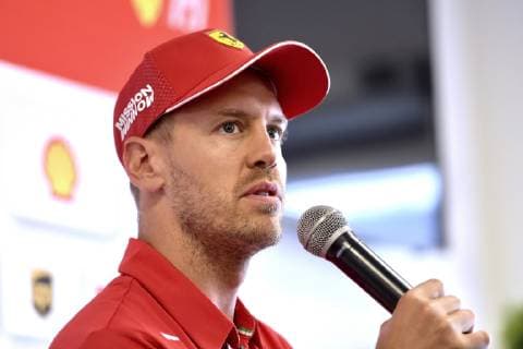 VETTEL Sebastian F1 Team Scuderia Ferrari F1 2019 Grand Prix von Aserbaidschan am 25. 04. 2019 in Baku