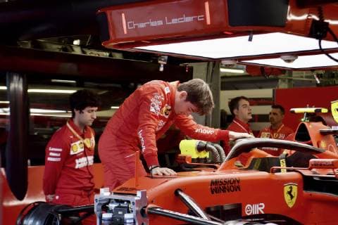 LECLERC Charles F1 Team Scuderia Ferrari F1 2019 Grand Prix von Aserbaidschan am 25. 04. 2019 in Baku