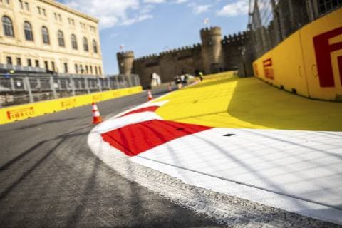 Motorsports: FIA Formula One World Championship WM Weltmeisterschaft 2019, Grand Prix of Azerbaijan, Baku City Circuit, Curbs Baku Azerbaijan