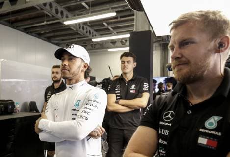 Motorsports: FIA Formula One World Championship WM Weltmeisterschaft 2019, Grand Prix of Azerbaijan, 44 Lewis Hamilton (GBR, Mercedes AMG Petronas Motorsport), Baku Azerbaijan