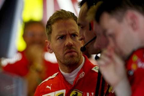 Sport Bilder des Tages Photo4 LaPresse 26 04 2019 Baku, Azerbaijan Grand Prix Formula One Azerbaijan 2019 In the pic: Sebastian Vettel (GER) Scuderia Ferrari SF90  Copyright: xPhoto4 LaPressex