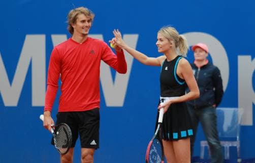 Promidoppel Lena Gercke Alexander Zverev Tennis BMW Open 2019 26.04.2019