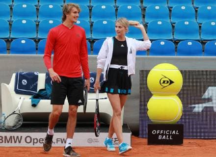 Promidoppel Lena Gercke Alexander Zverev Tennis BMW Open 2019 26.04.2019