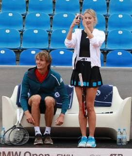 Promidoppel Lena Gercke Alexander Zverev Tennis BMW Open 2019 26.04.2019