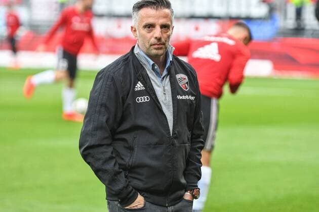 Trainer Tomas Oral (FC Ingolstadt 04), FC Ingolstadt 04 - SG Dynamo Dresden Fussball, 2 Bundesliga, 26.04.2019 DFL REGULATIONS PROHIBIT ANY USE OF PHOTOGRAPHS AS IMAGE SEQUENCES AND OR QUASI-VIDEO Ingolstadt Bayern Deutschland