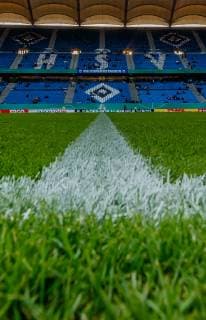 Hamburg, Deutschland, 23.04.2019, DFB-Pokal, Halbfinale, Hamburger SV - RB Leipzig, Stadion Innenansicht ( DeFodi048