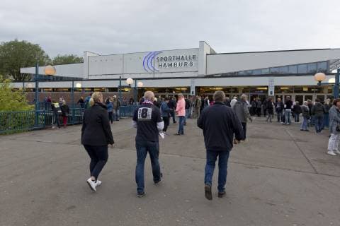 Handball 2.Handball Bundesliga 2018 2019 - Handball Sportverein Hamburg vs. TV Emsdetten Sporthalle Hamburg, Heimspielstätte vom Handball Sportverein Hamburg, vor Spielbeginn Sporthalle Hamburg Hamburg