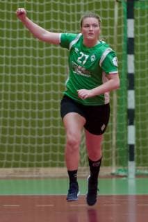 Alina Otto (SV Werder Bremen, 27) mit Torjubel, Jubel über das Tor, Handball, 2. Bundesliga Frauen, SV Werder Bremen - TV Beyeröhde