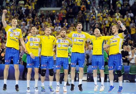 2019.04.27 Kielce Pilka reczna EHF Liga Mistrzow Sezon 2018 2019 PGE VIVE Kielce - PSG Handball N z Vive radosc pilkarzy po meczu Foto Norbert Barczyk PressFocus 2019.04.27 Kielce Handball EHF Men s Champions League PGE VIVE Kielce - Paris Saint Germain Handball Vive radosc pilkarzy po meczu Credit: Norbert Barczyk PressFocus NEWSPIX.PL --- Newspix.pl  20190427NB0138