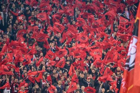 Supporters de l equipe Rennes - ambiance FOOTBALL : Stade Rennais vs Paris Saint Germain - Finale Coupe de France - 27 04 2019 FedericoPestellini Panoramic 