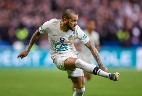 But de Dani Alves ( PSG ) FOOTBALL : Stade Rennais vs Paris Saint Germain - Finale Coupe de France - 27 04 2019 FedericoPestellini Panoramic 