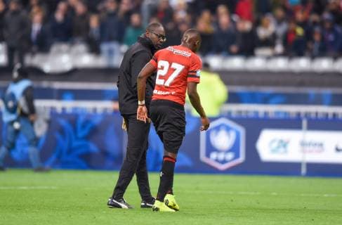 Sortie sur blessure de Hamari Traore ( Rennes ) FOOTBALL : Stade Rennais vs Paris Saint Germain - Finale Coupe de France - 27 04 2019 FedericoPestellini Panoramic 