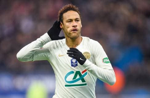 Joie de Neymar Jr ( PSG ) FOOTBALL : Stade Rennais vs Paris Saint Germain - Finale Coupe de France - 27 04 2019 FedericoPestellini Panoramic 
