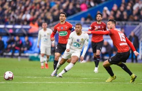 Kylian Mbappe ( PSG ) FOOTBALL : Stade Rennais vs Paris Saint Germain - Finale Coupe de France - 27 04 2019 FedericoPestellini Panoramic 
