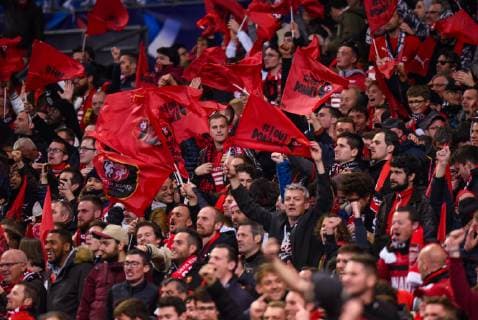 Supporters de l equipe Rennes - ambiance FOOTBALL : Stade Rennais vs Paris Saint Germain - Finale Coupe de France - 27 04 2019 FedericoPestellini Panoramic 