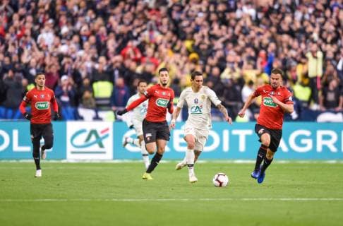 Angel Di Maria ( PSG ) FOOTBALL : Stade Rennais vs Paris Saint Germain - Finale Coupe de France - 27 04 2019 FedericoPestellini Panoramic 