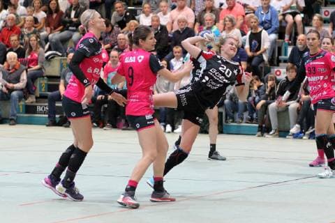 Merel Freriks (HSG Bensheim Auerbach 20) TusSies Metzingen, Handball, HBF Ligaspiel , 27.04.2019, Foto:TBaur Eibner TusSies Metzingen vs.HSG Bensheim Auerbach Metzingen Copyright: xEIBNER TobiasxBaurx EP_TBR