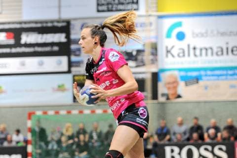 Anika Niederwieser (TusSies Metzingen 14) TusSies Metzingen, Handball, HBF Ligaspiel , 27.04.2019, Foto:TBaur Eibner TusSies Metzingen vs.HSG Bensheim Auerbach Metzingen Copyright: xEIBNER TobiasxBaurx EP_TBR