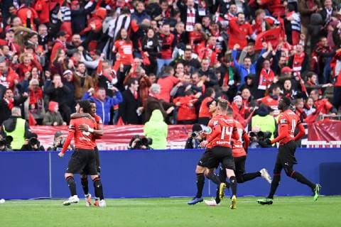 JOIE - 04 EDSON MEXER (REN) FOOTBALL : Rennes vs Paris SG - Coupe de France - Finale - 27 04 2019 FEP Panoramic 